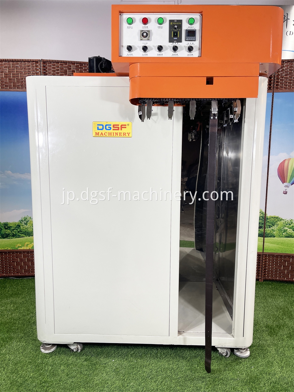 Rotary Type Nir Drying Machine For Leather Belt Edge Coloring Yf 171 1 Jpg